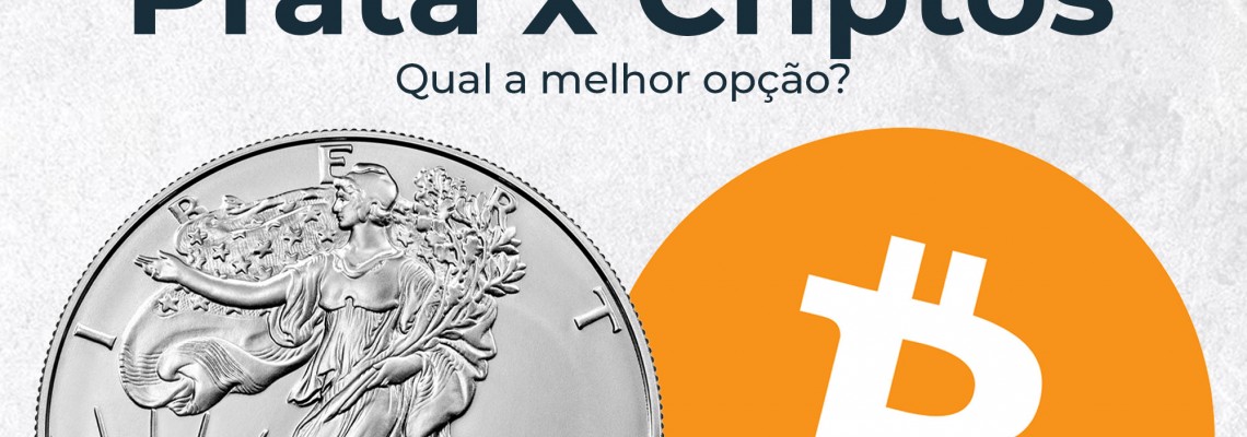 Prata x Criptomoedas Prata x Criptomoedas