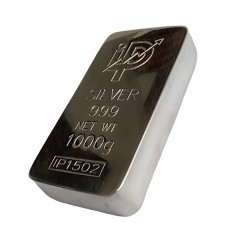 1000g InvestPrata Fine Silver Bar (With COA)