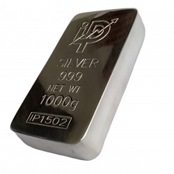 1000g InvestPrata Fine Silver Bar (With COA)