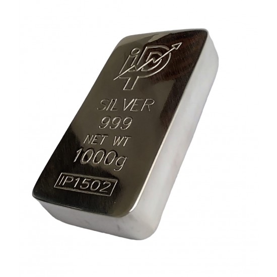 1000g InvestPrata Fine Silver Bar (With COA) 1000g InvestPrata Fine Silver Bar (With COA)
