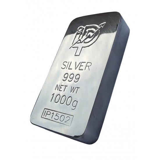 1000g InvestPrata Fine Silver Bar (With COA) 1000g InvestPrata Fine Silver Bar (With COA)