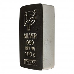 100g Invest Prata Fine Silver Bar (With COA)