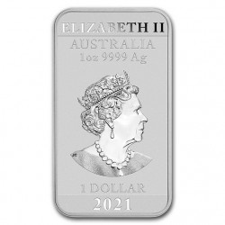 2021 1 Oz Australian Dragon Coinbar