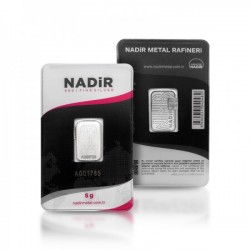 5g Nadir Refinery .999 Fine Silver Bar (With COA)