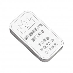 100g Morganti's Metais Fine Silver Bar