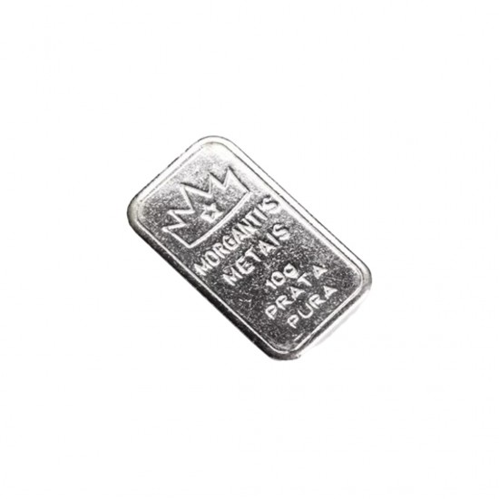 10g Morganti's Metais Fine Silver Bar