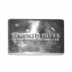 10 Oz Rustic World Silver Bar (With COA)