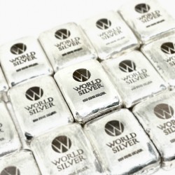 Rustic World Silver Bar Laser Engraving (With COA)