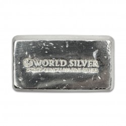 5 Oz Rustic World Silver Bar (With COA)