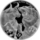 2021 1 Oz Tokelau Silver Bull & Bear