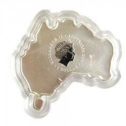 2010 1 Oz Australian Shangai World Expo Map