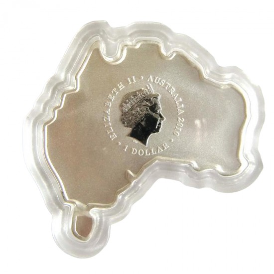 2010 1 Oz Australian Shangai World Expo Map