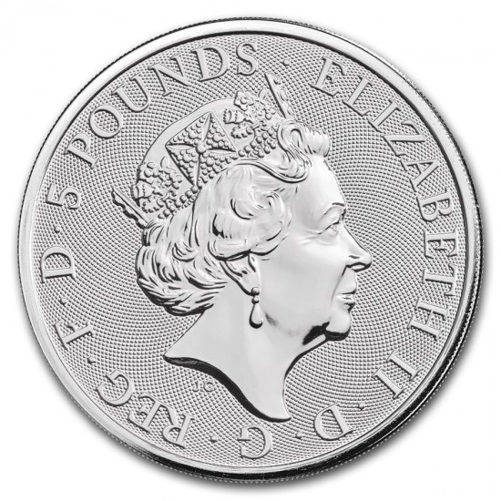 2019 2 Oz UK Queen's Beasts (The Falcon)