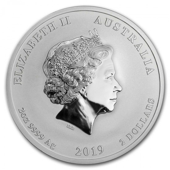 2019 2 Oz Australian Lunar Pig
