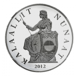 2012 1 Oz Kalaallit Nunaat Silver Grønland