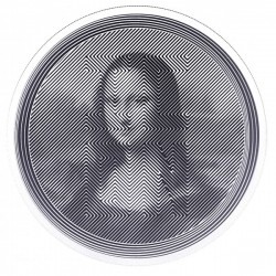 2021 1 Oz Tokelau Icons Leonardo da Vinci’s iconic Mona Lisa Silver