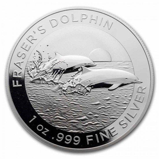 2021 1 Oz Australian Silver Fraser's Dolphin