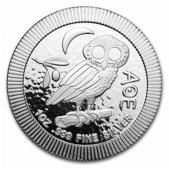 2021 1 Oz Niue Athena Owl