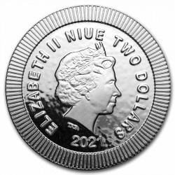 2021 1 Oz Niue Athena Owl