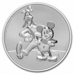 2021 1 Oz Niue Disney Mickey & Goofy