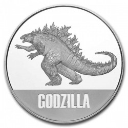 2021 1 Oz Niue Silver Godzilla