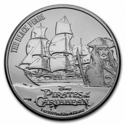 2021 1 Oz Niue Silver The Black Pearl Pirates of the Caribbean