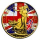 2016 1 Oz UK Silver Britannia Patriotic Flag 2016 1 Oz UK Silver Britannia Patriotic Flag
