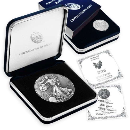 2016 1 Oz Antique American Eagle