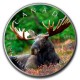 2016 1 Oz Moose Antique Maple Leaf 