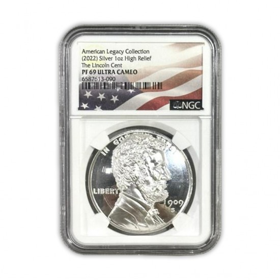 2022 1 Oz NGC PF 69 Ultra Cameo American Legacy Collection (Lincoln)
