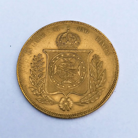 1853 Brazil Gold 20000 Reis 1853 Brazil Gold 20000 Reis