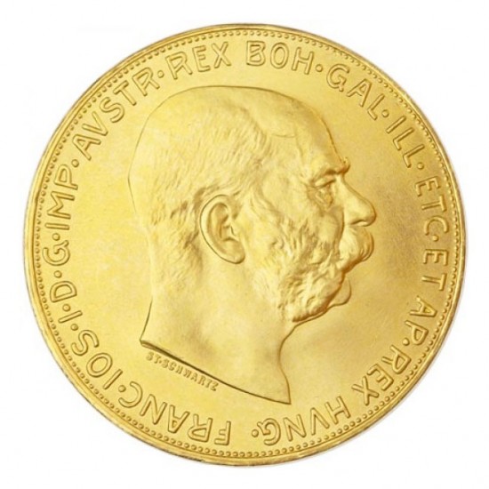 1915 Austrian Gold 100 Korona Restrike