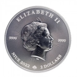 2022 1 Oz Niue Shamrock Silver Coin