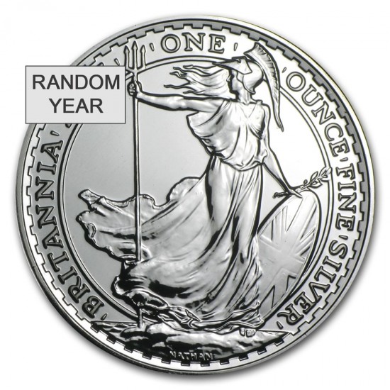 1 Oz UK Silver Britannia (Random Year)