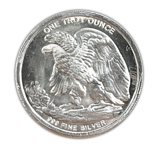 1 Oz Standing Liberty Silver Round